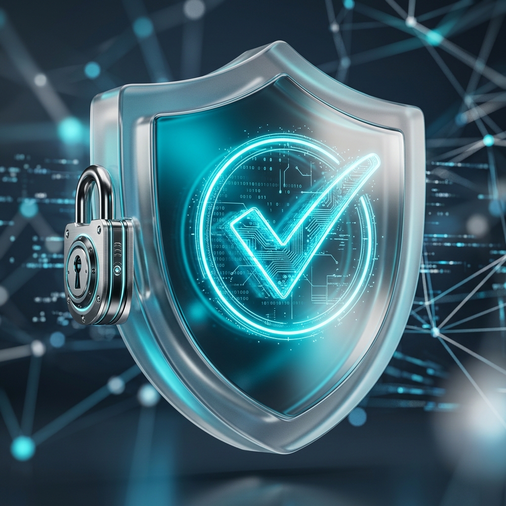 Security Holographic Shield 3D Icon